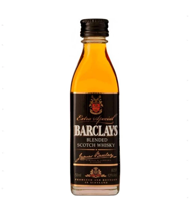 Віскі BARKLAYS 3 роки, Barclays 3 years 0,05 л 40%