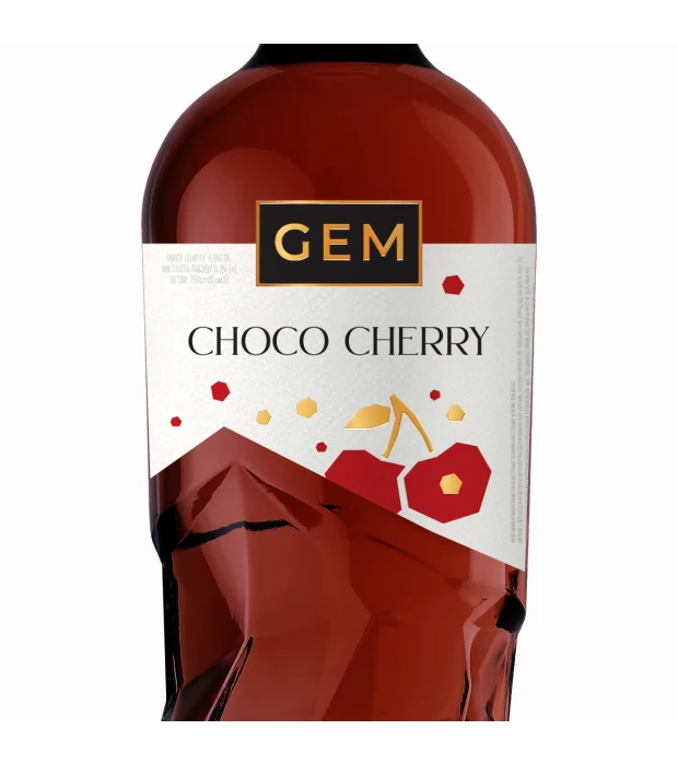 Напиток винный слабоалк. GEM Choco Cherry газированный полусладкий красный 0,75л 6,9% купить