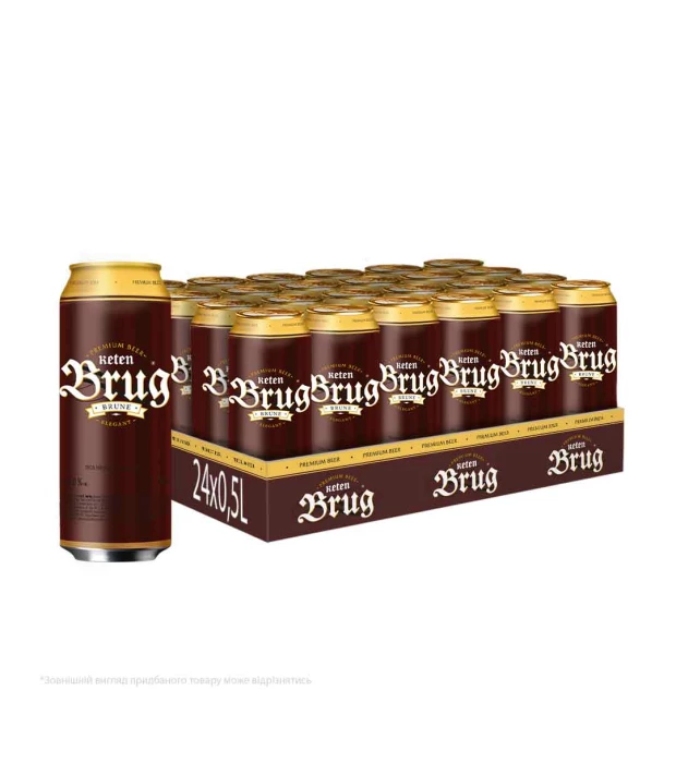 Пиво Keten Brug Brune Elegant 0,5л 6% ж/б