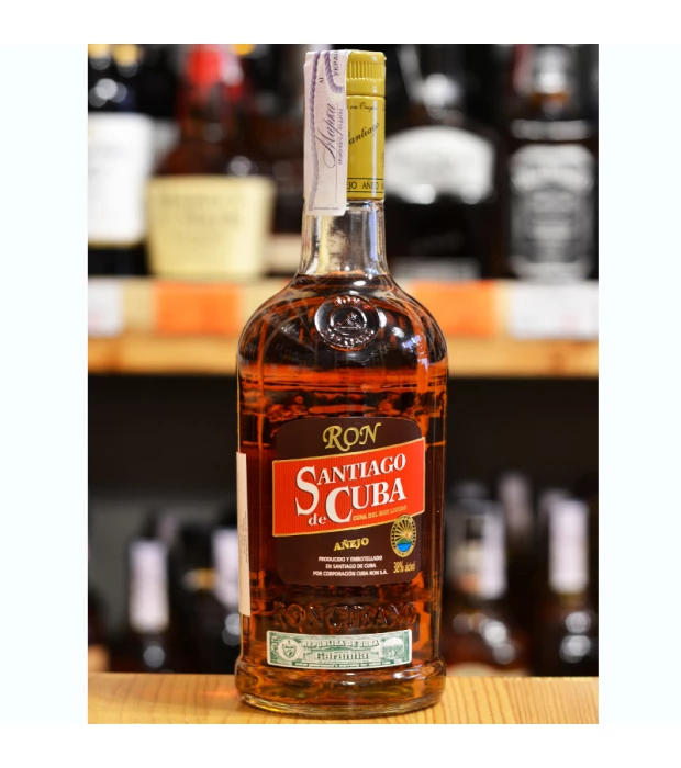 Ром кубинский Santiago de Cuba Anejo 1л 38% купить