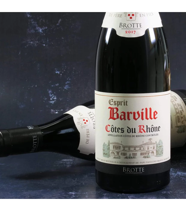Вино Brotte Cotes du Rhone Esprit Barville Rouge красное сухое 0,75л 14% купить