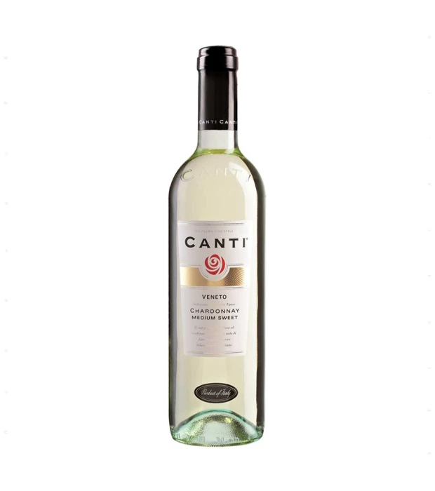 Вино Canti Chardonnay Veneto Medium Sweet біле напівсолодке 0,75л 11.5%