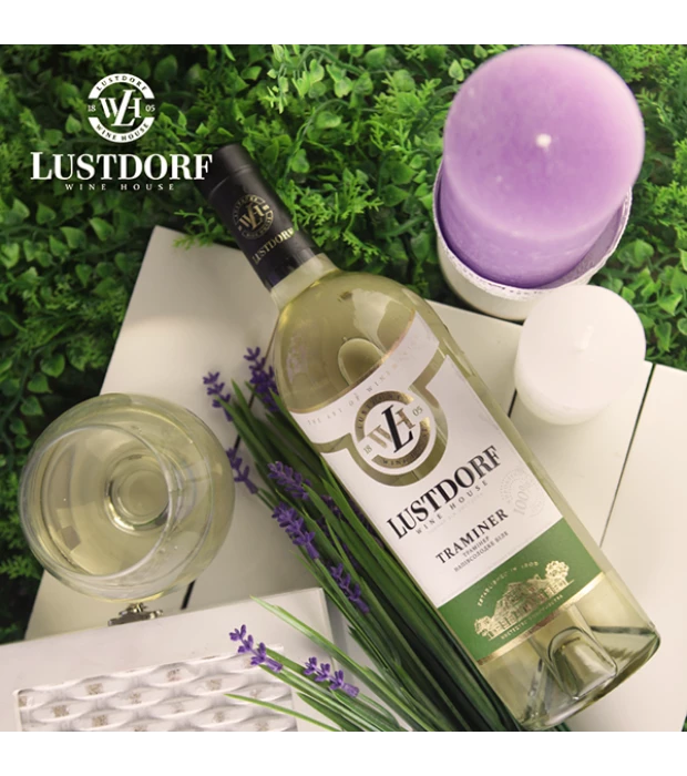 Вино Lustdorf Traminer белое полусладкое 0,75л 9-13% купить