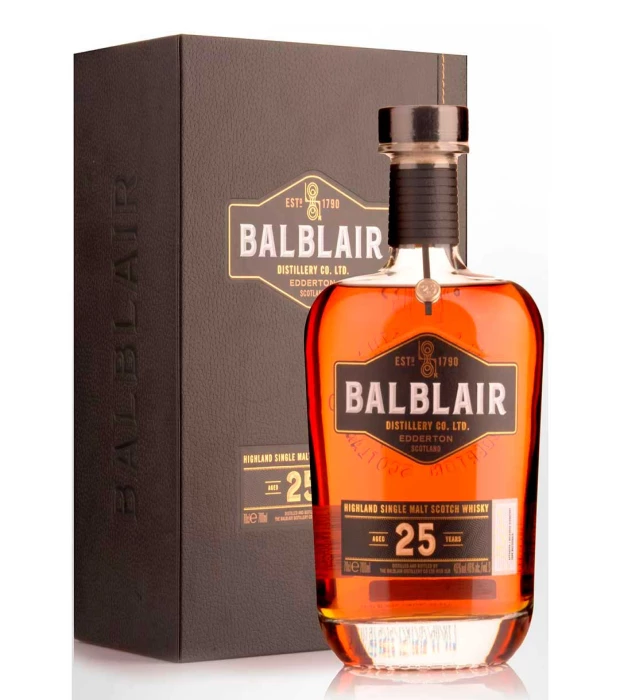 Виски односолодовый выдержанный Balblair 25yo 0,7л 46%