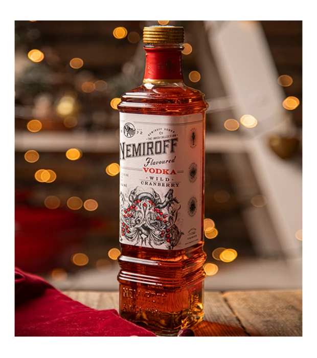 Настойка Nemiroff De Luxe Дикая Клюква Wild Cranberry 0,5л 40% купить