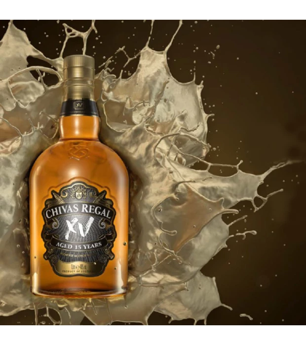 Виски Chivas Brothers Limited XV 15 лет выдержки 0,7 л 40% в подарочной упаковке + 2 стакана купить