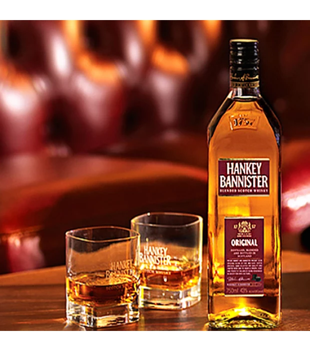 Віскі Hankey Bannister Original 1л 40% у подарунковій коробці купити