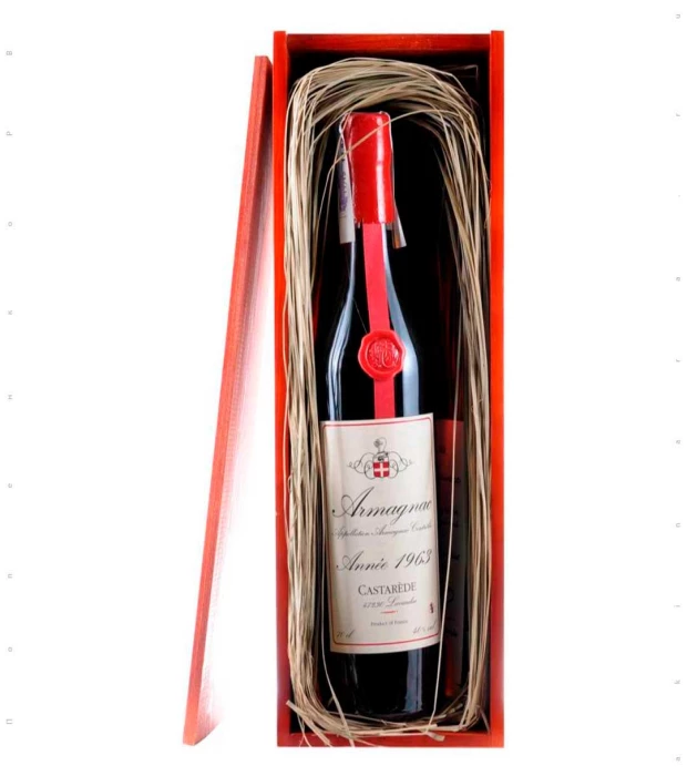 Арманьяк Castarede 1944 деревянная коробка 0,7л 40%