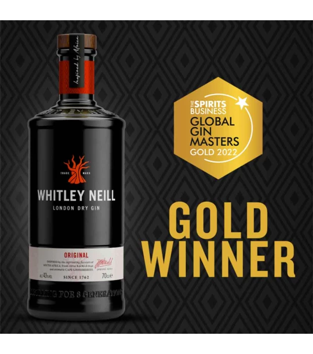 Джин Whitley Neill Dry Gin 0,7л 43% в Украине