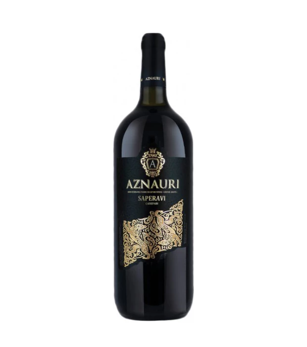 Вино Aznauri Saperavi червоне сухе 1,5л 9,5-14 %