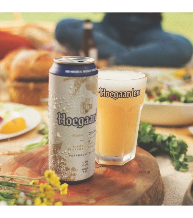 Пиво Hoegaarden White 0,5л 4,9% у бляшаній банці купити