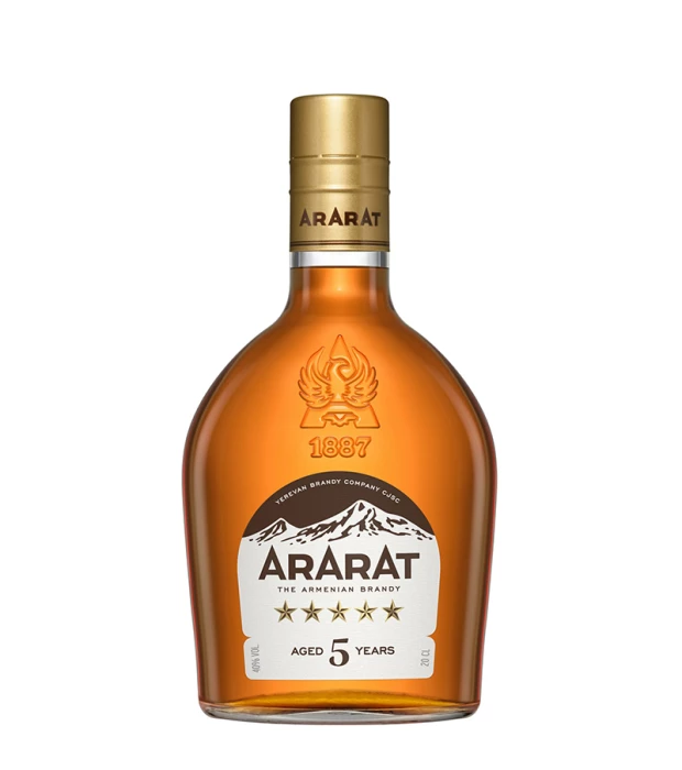 Бренди армянское Ararat 5 звезд 0,2л 40%
