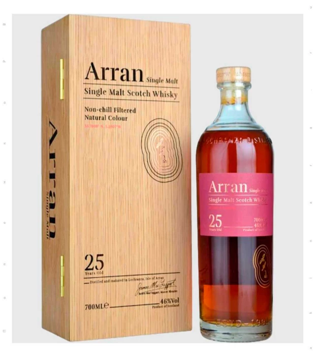Виски односолодовый Arran 25yo 0,7л 46%