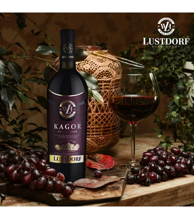 Вино Lustdorf Кагор красное крепленое десертное сладкое 0,75л 16% купить