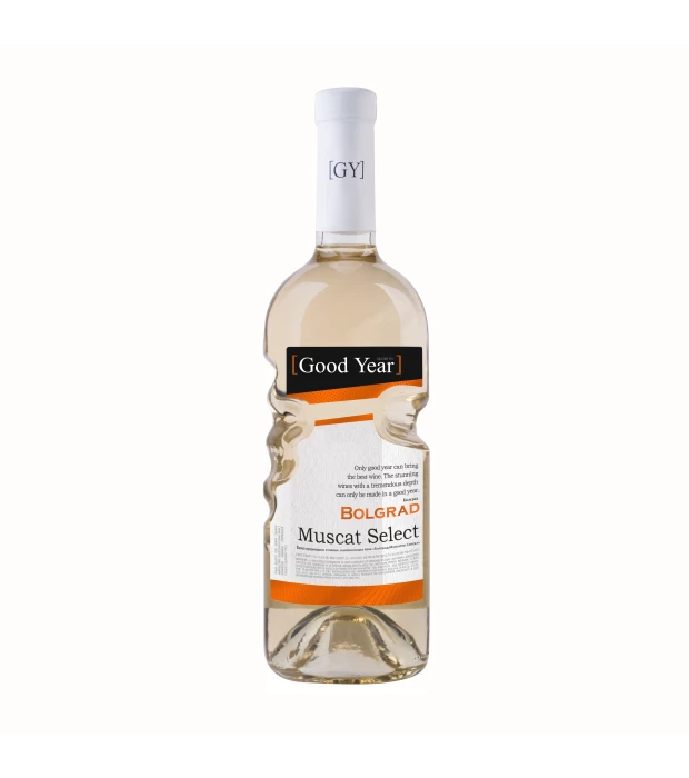 Вино Bolgrad Muscat Select Good Year біле напівсолодке 0,75л 9-13 %