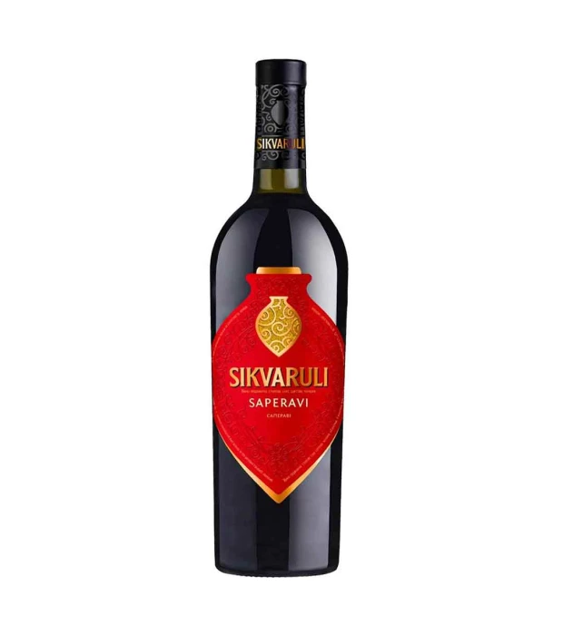 Вино Sikvaruli Саперави красное сухое 0,75л 10,5–12%