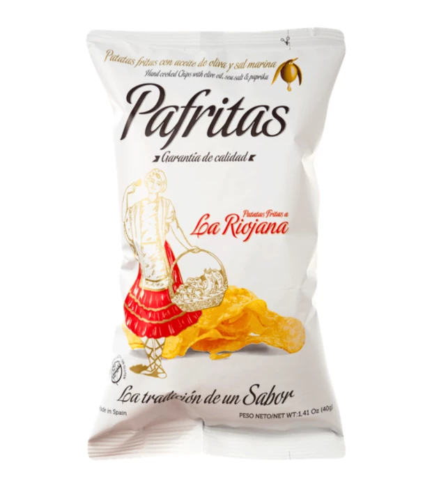 Чипсы картофельные Риоха с копченой паприкой Pafritas 40 г