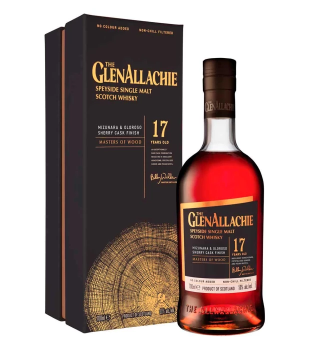 Виски односолодовый GlenAllachie 17yo Mizunara & Oloroso Cask Finish 0,7л 50%