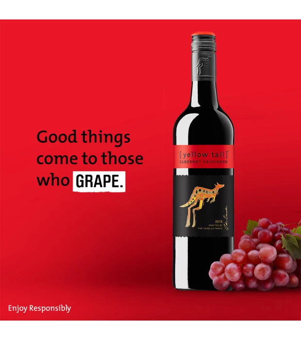 Вино Yellow Tail Cabernet Sauvignon красное сухое 0,75л 13,5% купить