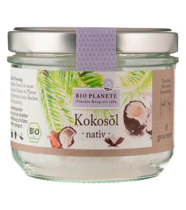 Олія кокосова нерафінована органічна Bio Planete 200мл