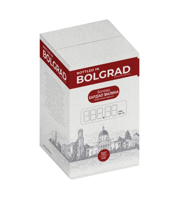 Напій винний Болград Малина червоний напівсолодкий 10л 9-12%