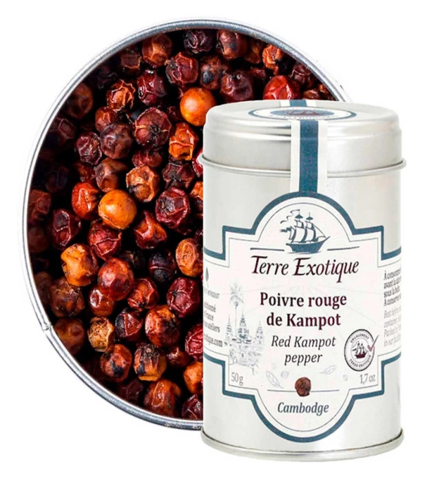Перец Red Kampot из Камбоджи Terre Exotique 50г