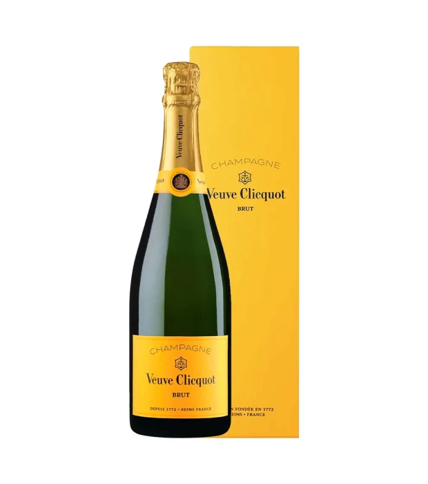 Шампанское Veuve Clicquot Ponsardin Brut сухое белое 0,75л 12% подарочной коробке
