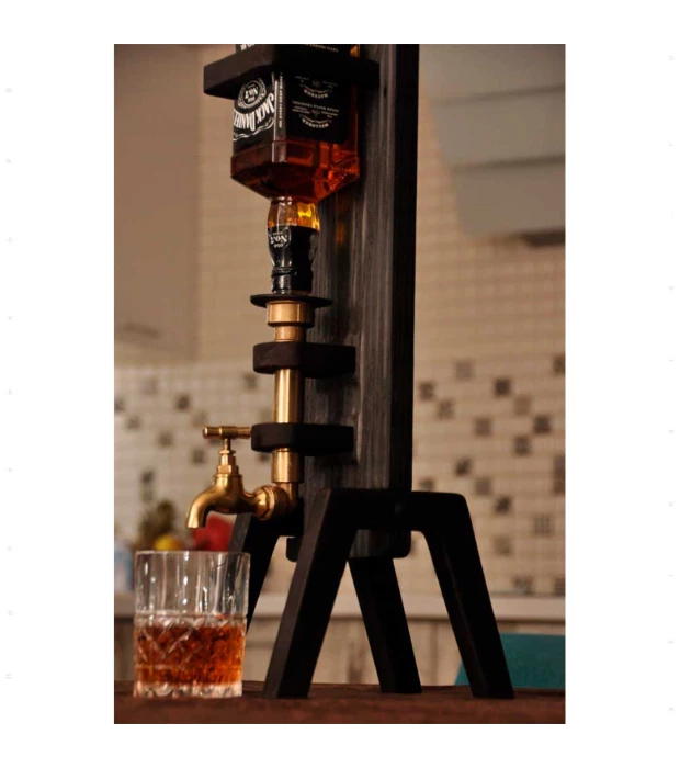 Наливатор ручної роботи під заказ + виски Jack Daniel's 0,7л в подарок