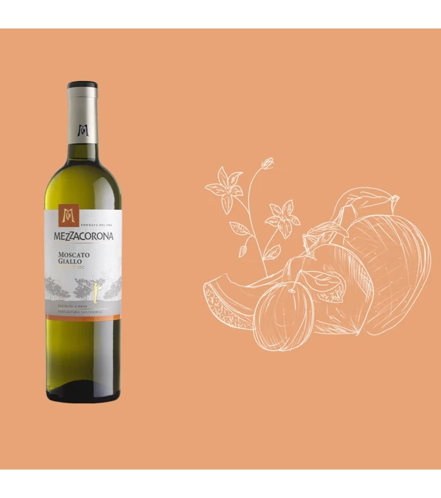 Вино Mezzacorona Moscato Giallo Trentino DOC белое полусладкое 0,75л 11% купить