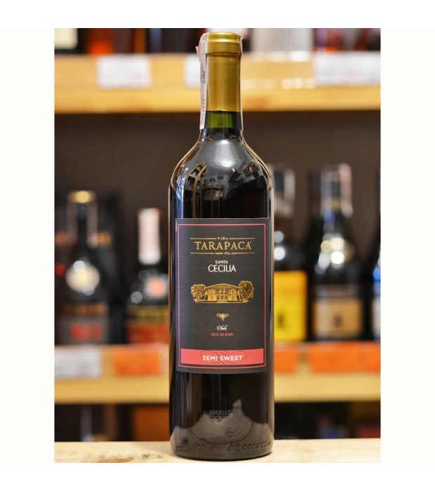 Вино Tarapaca Santa Cecilia Semi Sweet Red красное полусладкое 0,75л 10,5% купить