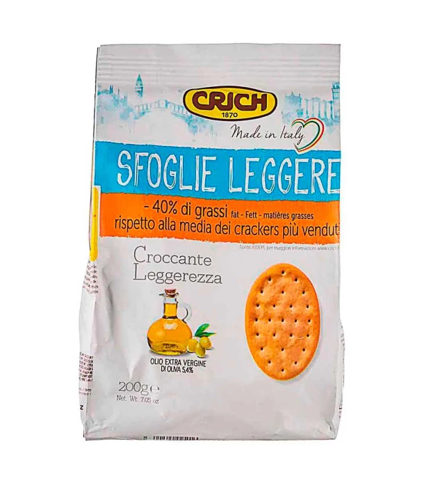 Крекер Леггере с оливковым маслом Crich 200 г