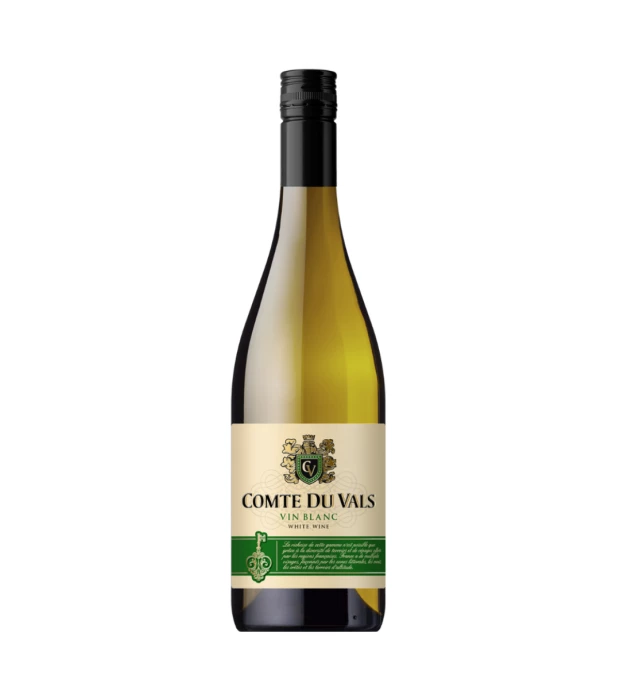 Вино Comte du Vals Blanc ТМ сухое белое 0,75л 11%