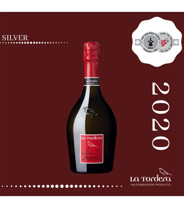 Вино игристое La Tordera Prosecco Treviso Doc Alne Millesimato Spumante Extra Dry белое экстра сухое 0,75л 11,5% купить