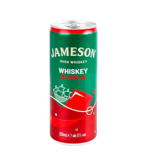 Напиток слабоалкогольный газированый Jameson Whiskey &amp; Cola 0,25л 5%