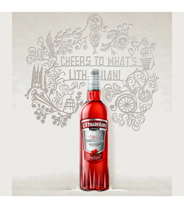 Водка Lithuanian Сranberry 0,5л 40% купить