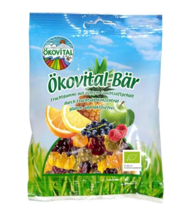 Цукерки желейні Ведмедики органічні Okovital 80 г
