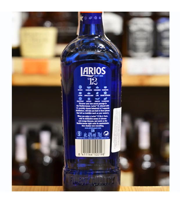 Джин Larios 12 с бокалом 0,7 л 40% купить