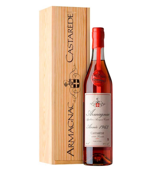 Арманіяк "Castarede" 1963 (дерев'яна коробка) 0,700л 40%