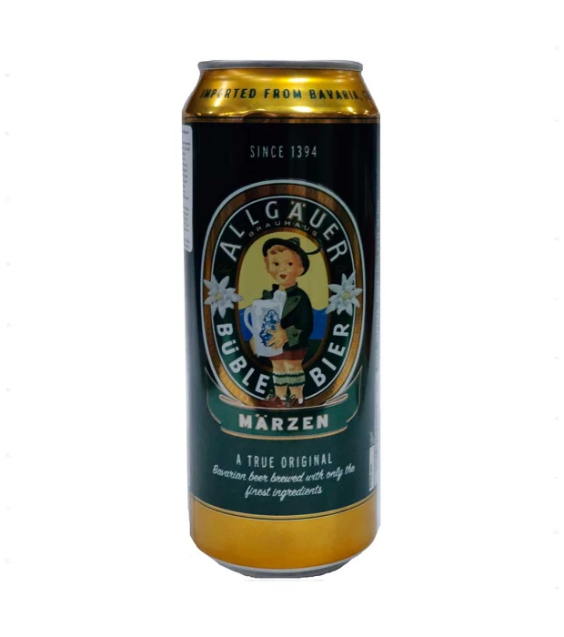Пиво Allgauer Buble Marzen світле фільтроване 0,5 л 5,5%