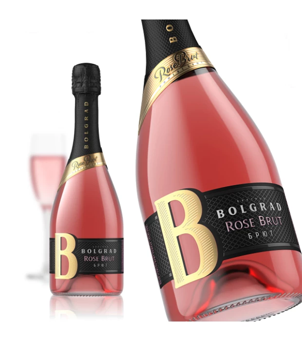 Вино игристое Bolgrad Rose розовое брют 0,75л 10-13,5% купить