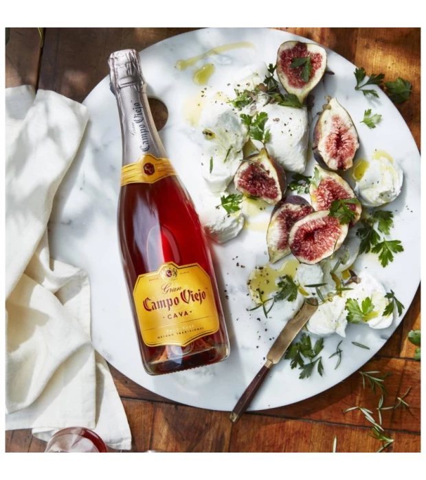 Вино игристое Campo Viejo Cava Brut Rose розовое 0,75л 12% в Украине