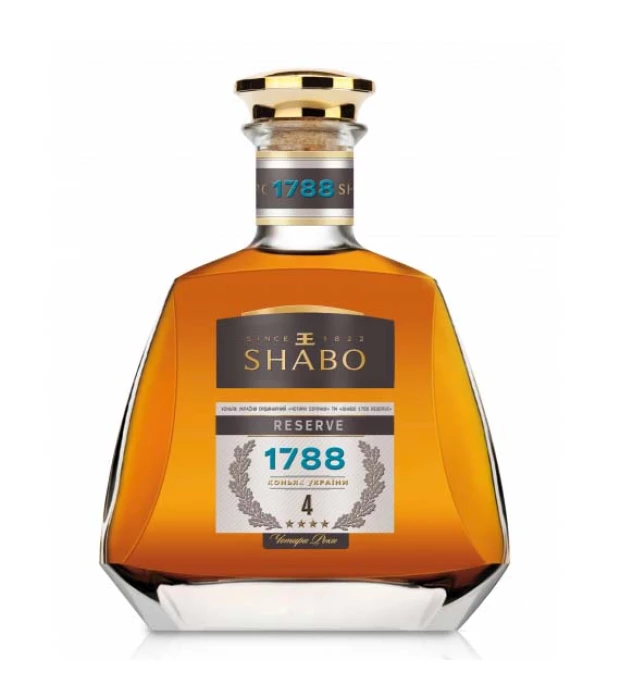 Коньяк Украины Shabo Reserve 1788 4 года выдержки 0,5л 40%