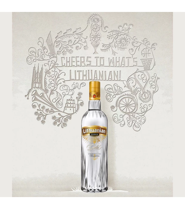 Водка Lithuanian Gold 0,5л 40% купить