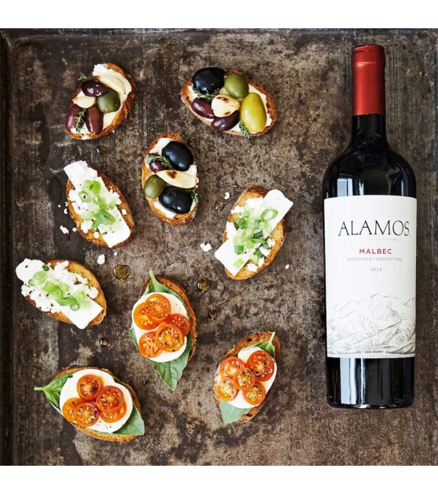 Вино Alamos Malbec красное сухое 0,75л 13,5% купить