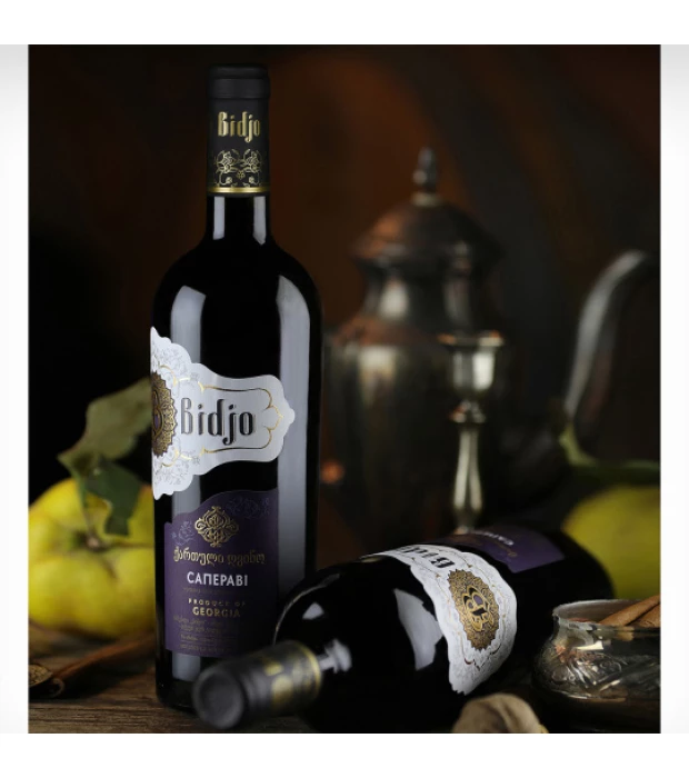 Вино Bidjo Saperavi красное сухое 0,75л 11-14% в Украине