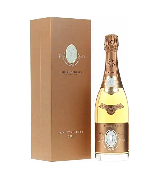 Шампанское Louis Roederer Cristal Rose Vintage Gift Box 2013 розовое брют 0,75л 10,6-12,9%