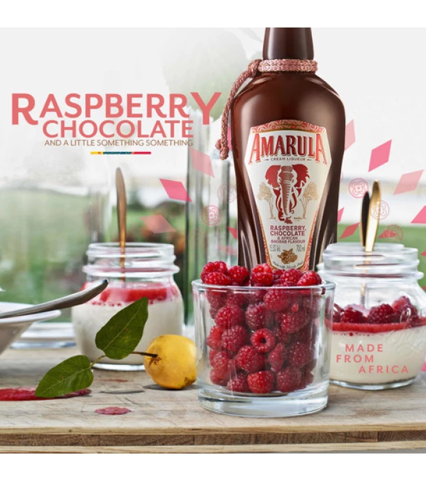 Крем-ликер Amarula Raspberry Chocolate and African Baobab 0,7л 15,5% купить