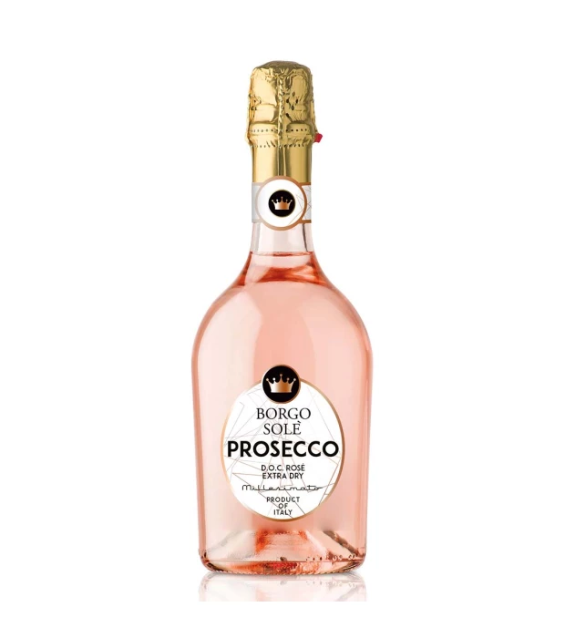 Вино Borgo Sole Prosecco DOC Extra Dry Rose 0,75л 11%