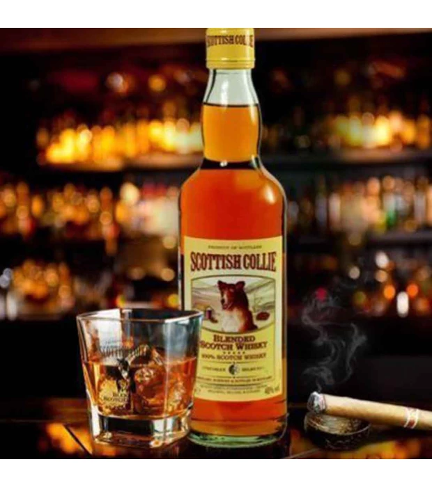 Віскі Scottish Collie 0,7л 40% у тубусі купити