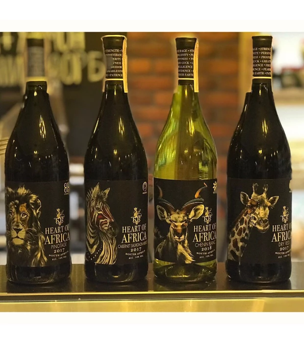 Вино Heart of Africa Pinotage красное сухое 0,75л 14% купить